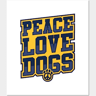 Peace Love Dogs Posters and Art